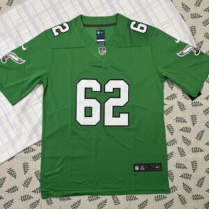 Nike NFL Philadelphia Eagles Green Jersey #62 Kelce